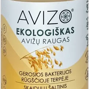 ekologiškas avižų raugas fermentuotas, avizo gerimas