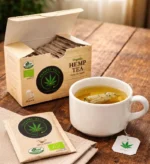 kanapiu arbata puodelyje skani kokybiska