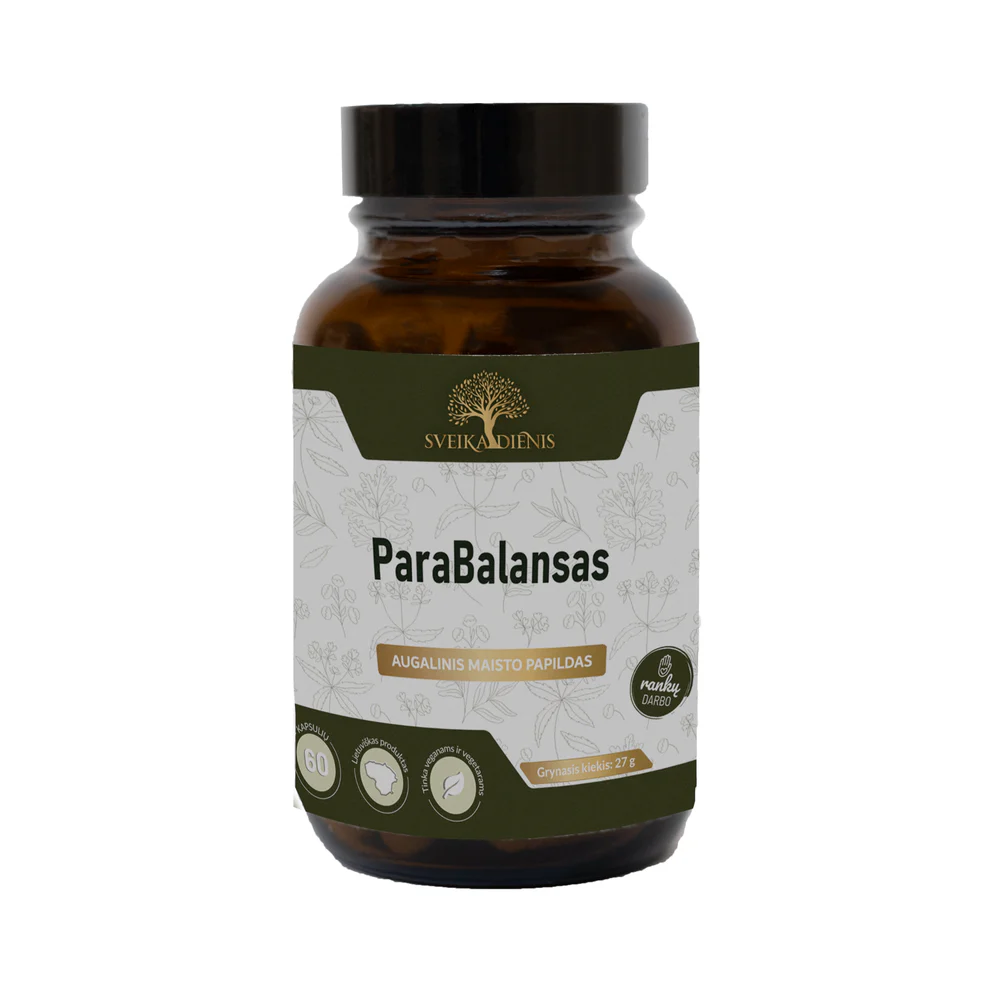 Parabalanse maisto papildas. Atnaujintas parazitostop